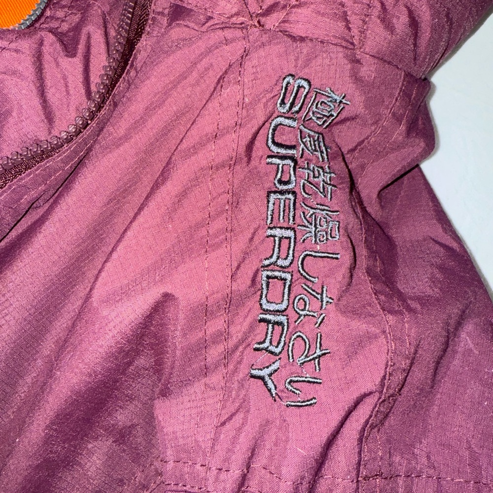 Superdry Maroon Windcheater Jacket - image 4